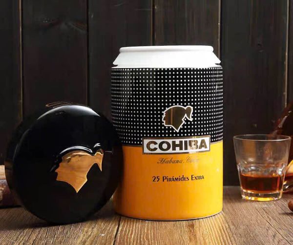 Hộp đựng xì gà bằng sứ HS01