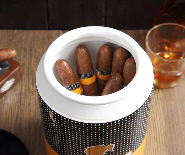 Hộp đựng xì gà bằng sứ HS01