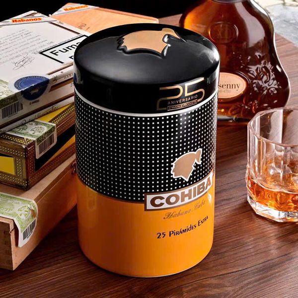 Hộp đựng xì gà bằng sứ HS01