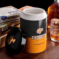 Hộp đựng xì gà bằng sứ HS01