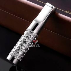 Tẩu lọc chính hãng Zobo bạc nguyên khối 2 cỡ thuốc lá ZB-888