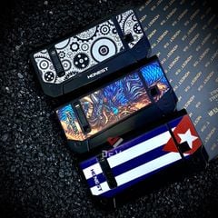 Bật lửa Honest khò 1 tia nắp mở tự động kèm đục Cigar BCZ 836