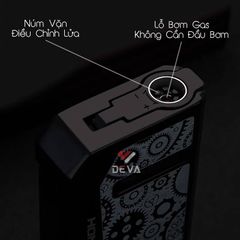 Bật lửa Honest khò 1 tia nắp mở tự động kèm đục Cigar BCZ 836