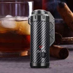 Bật lửa Honest khò 3 tia nắp mở tự động kèm đục Cigar BCZ835