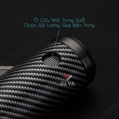 Bật lửa Honest khò 3 tia nắp mở tự động kèm đục Cigar BCZ835