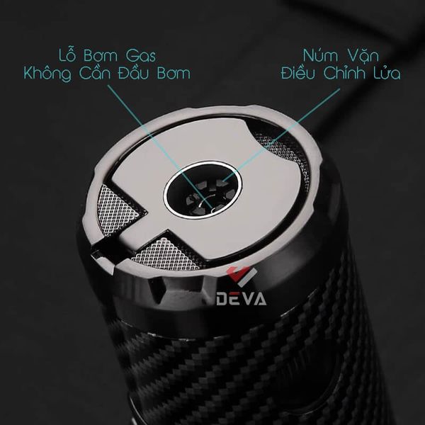 Bật lửa Honest khò 3 tia nắp mở tự động kèm đục Cigar BCZ835