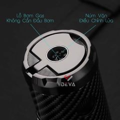 Bật lửa Honest khò 3 tia nắp mở tự động kèm đục Cigar BCZ835