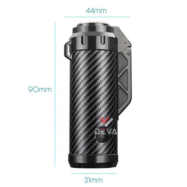 Bật lửa Honest khò 3 tia nắp mở tự động kèm đục Cigar BCZ835