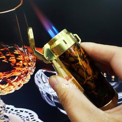 Bật lửa Honest khò 3 tia nắp mở tự động kèm đục Cigar BCZ835