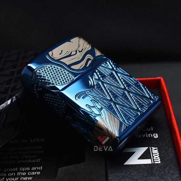 Zippo Armor Đặc Biệt Chủ Đề Đầu Lâu Cách Điệu Skull Design Z137