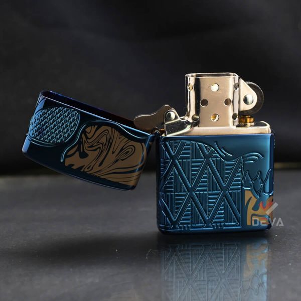 Zippo Armor Đặc Biệt Chủ Đề Đầu Lâu Cách Điệu Skull Design Z137