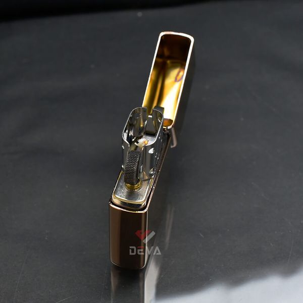 Zippo Armor Vàng Hồng Hoa Văn Carved Design Z161