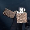 Zippo Armor Vàng Hồng Hoa Văn Carved Design Z161