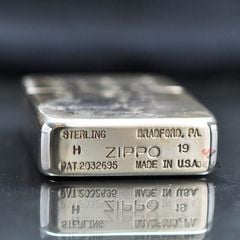 Zippo Bạc Khối Tái Bản 1941 Chủ Đề Ngựa Bản Giới Hạn BK70