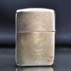 Zippo Bạc Khối Tái Bản 1941 Khắc Hoa Văn Rồng Phượng BK32