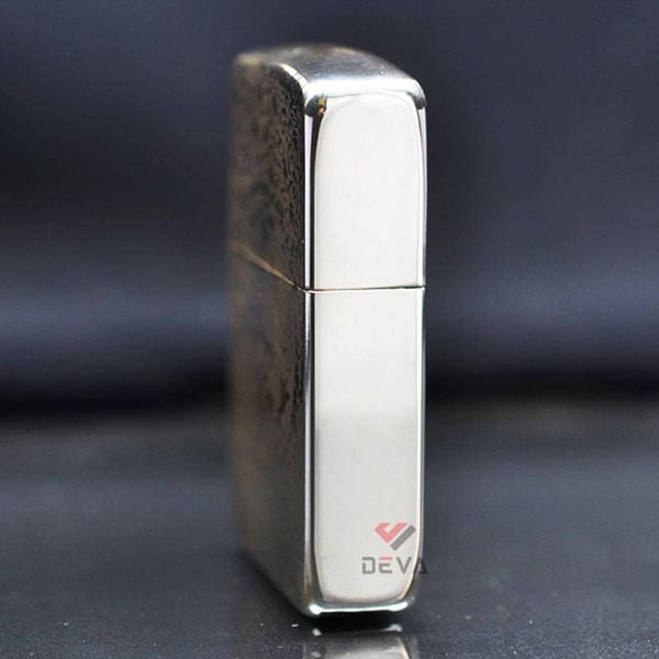 Zippo Bạc Khối Tái Bản 1941 Khắc Hoa Văn Rồng Phượng BK32