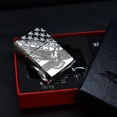 Zippo Bản Đặc Biệt Luxury Chủ Đề Đại Bàng Ái Quốc Patriotic Design Z220