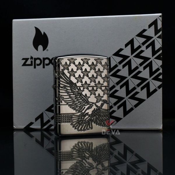 Zippo Bản Đặc Biệt Luxury Chủ Đề Đại Bàng Ái Quốc Patriotic Design Z220