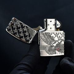 Zippo Bản Đặc Biệt Luxury Chủ Đề Đại Bàng Ái Quốc Patriotic Design Z220