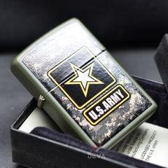 Zippo Sơn Xanh Bộ Đội Chủ Đề Quân Đội Mỹ US Army Z325
