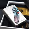 Zorro gắn emblem lông chim thổ dân ốp đá Z9667