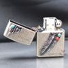 Zorro gắn emblem lông chim thổ dân ốp đá Z9667