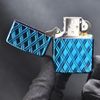 Zippo Armor Xanh Vân Kim Cương 3D Blue Diamonds Design Z332