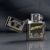 Zippo Đen Khắc Khung Thương Hiệu Zippo Framed Design Z182