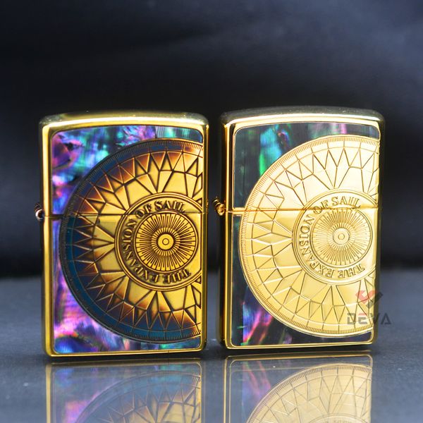 Zippo Bản Giới Hạn Khảm Trai Mặt La Bàn The Expansion Of Sail ZN01