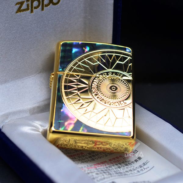 Zippo Bản Giới Hạn Khảm Trai Mặt La Bàn The Expansion Of Sail ZN01