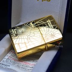 Zippo Bản Giới Hạn Khảm Trai Mặt La Bàn The Expansion Of Sail ZN01