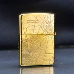 Zippo Bản Giới Hạn Khảm Trai Mặt La Bàn The Expansion Of Sail ZN01