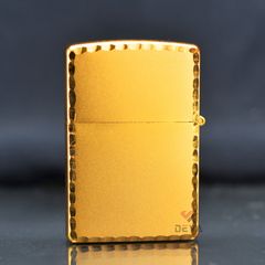 Zippo Mỹ chính hãng mạ vàng khắc sâu hoa mơ Umehana Z225