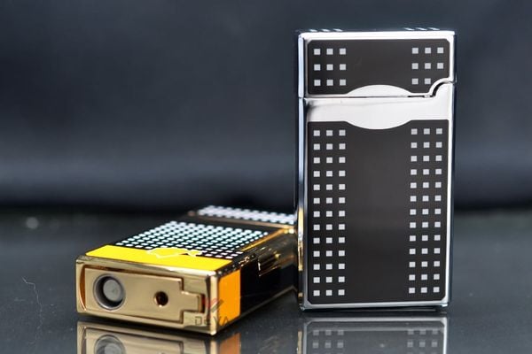 Bật Lửa Khò 1 Tia Kèm Đục Cohiba Đánh Đá Ngang COB 169