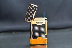 Bật Lửa Khò 1 Tia Kèm Đục Cohiba Đánh Đá Ngang COB 169