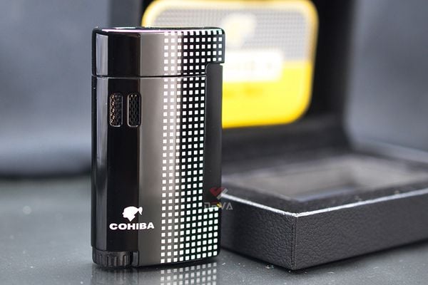 Bật Lửa Khò 1 Tia Kèm Đục Cohiba COB 170