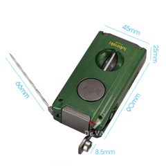 Bật lửa Lubinski khò 2 tia kèm dao cắt chữ V và đục Cigar YJA 10060