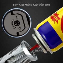 Bật lửa chính hãng Jobon khò đại 1 tia có chốt khóa gas ZB 667
