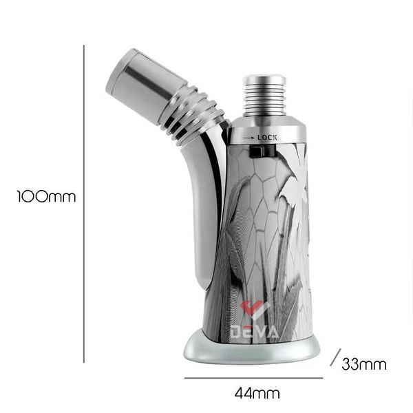 Bật lửa chính hãng Jobon khò đại 1 tia có chốt khóa gas ZB 667