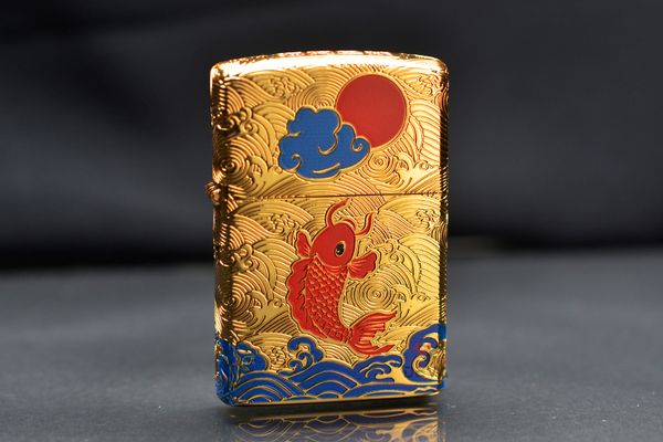 Zorro khắc 5 mặt chủ đề cá chép dưới trăng Z92035