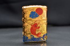 Zorro khắc 5 mặt chủ đề cá chép dưới trăng Z92035