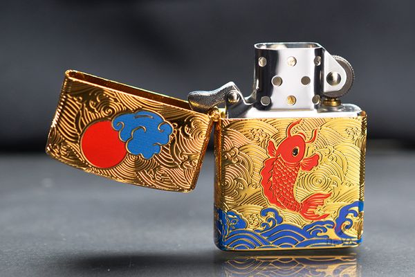 Zorro khắc 5 mặt chủ đề cá chép dưới trăng Z92035