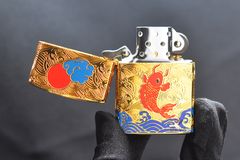 Zorro khắc 5 mặt chủ đề cá chép dưới trăng Z92035