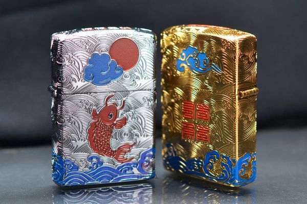 Zorro khắc 5 mặt chủ đề cá chép dưới trăng Z92035