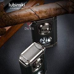 Bật lửa khò 3 tia Lubinski kèm cắt Cigar YJA 10040