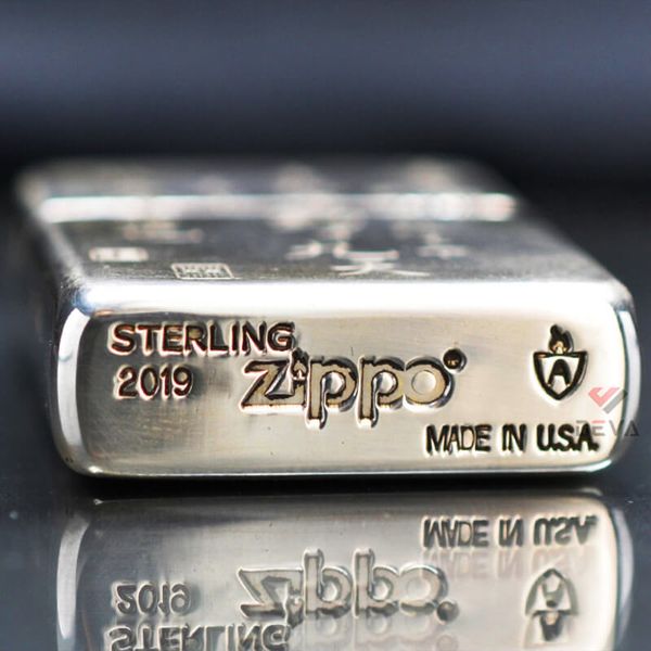 Zippo Bạc Khối Armor Bản Giới Hạn Hình Ngựa BK21