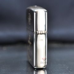Zippo Bạc Khối Armor Hình Thuyền BK48