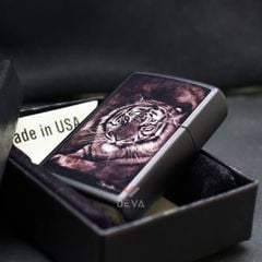 Zippo Bức Tranh Hổ Của Họa Sĩ Steven Spazuk Z200