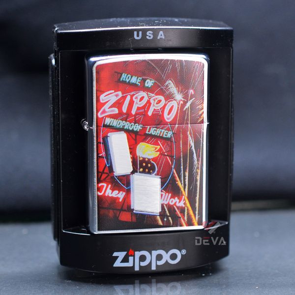Zippo In Chủ Đề Bảng Quảng Cáo Zippo Neon Sign Z93