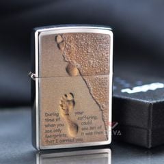 Zippo  In Dấu Chân Trên Cát Footprint In Sand Z39